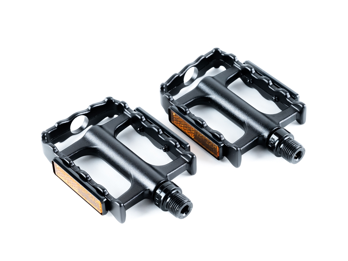 Pedały aluminiowe VP-197N  MTB oś CR-MO 9/16" łożyska, et. ROMET