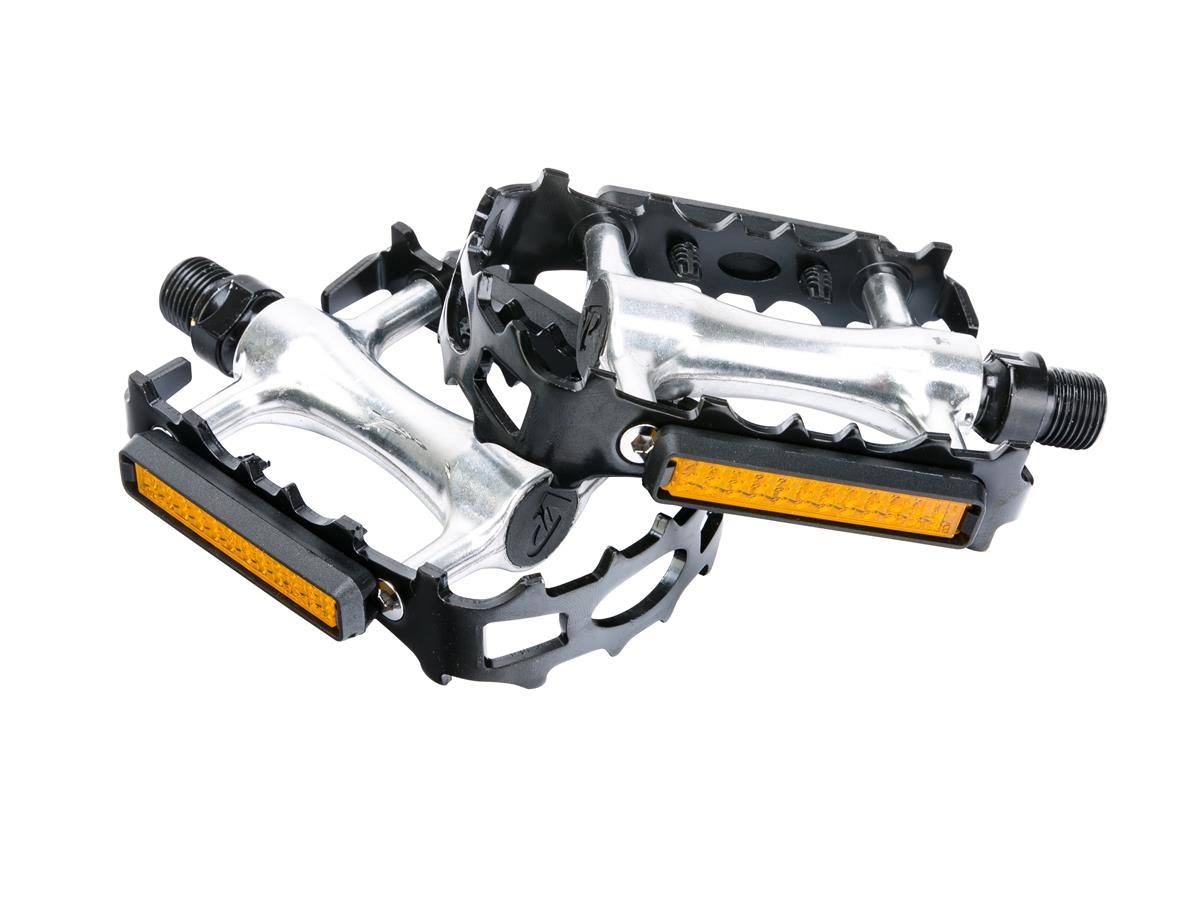 Pedały aluminiowe VP-195E alum. MTB oś CR-MO 9/16"  et. ROMET