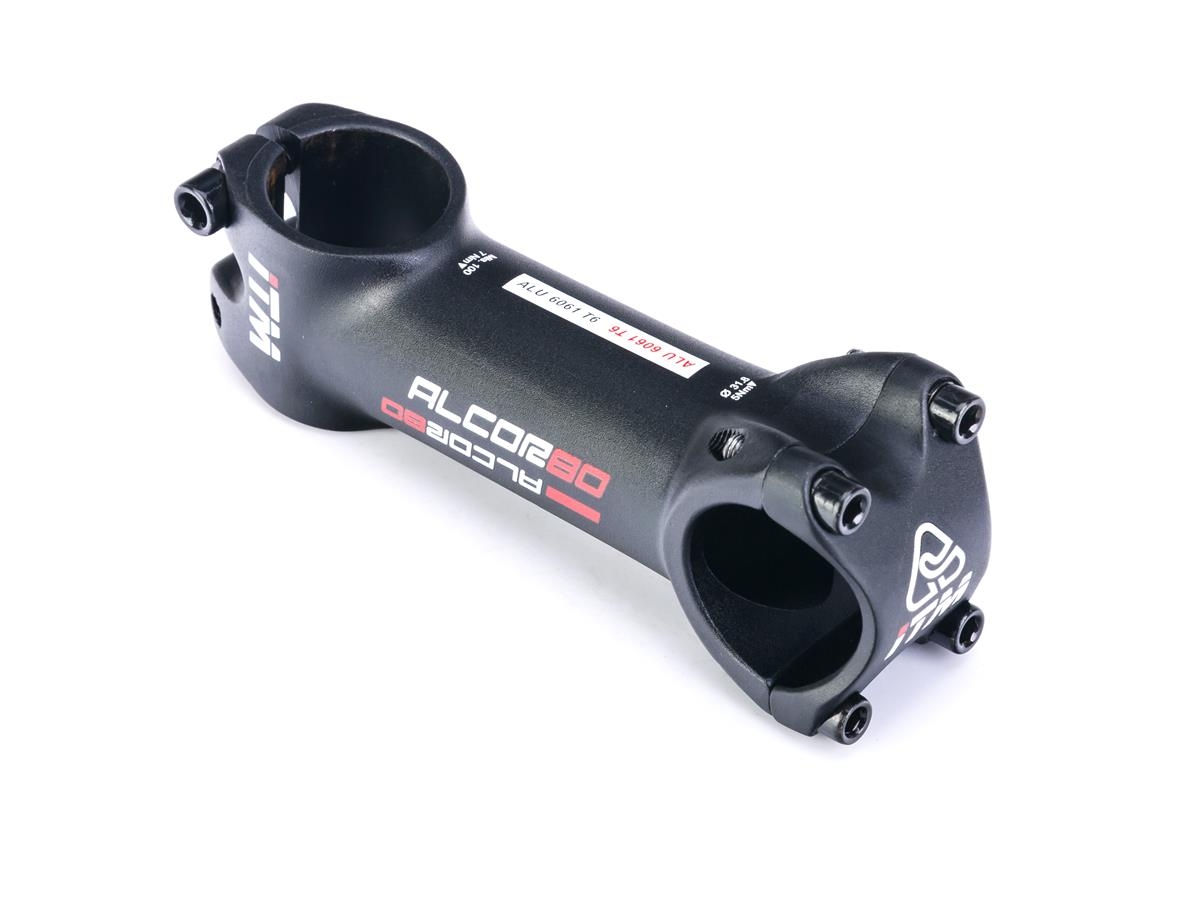 Wspornik kierownicy - mostek AL. ITM 100L/31,8mm, ALCOR 80, czarny