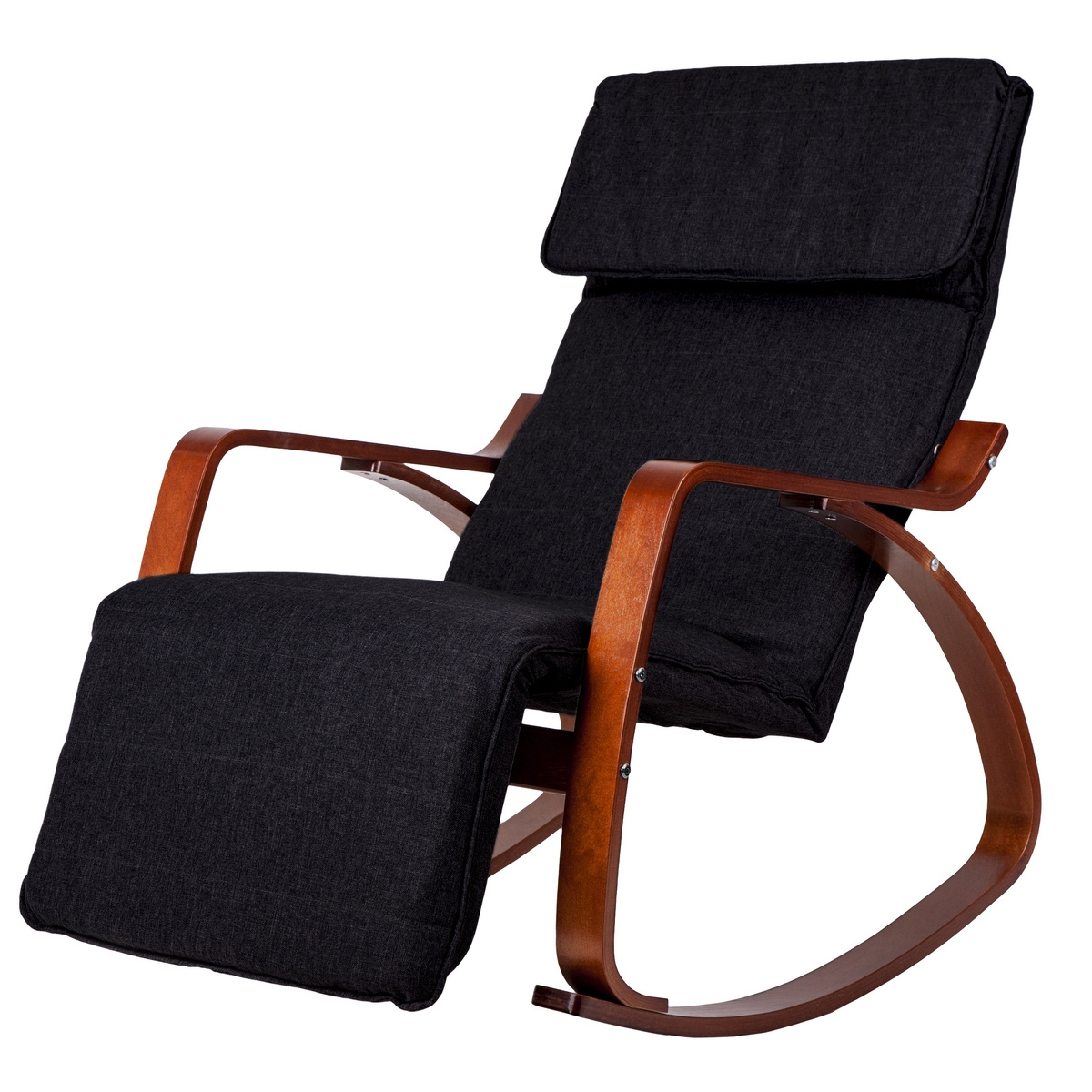 Фото - Диван Modern Fotel bujany regulowany podnóżek drewniane ramiona 
