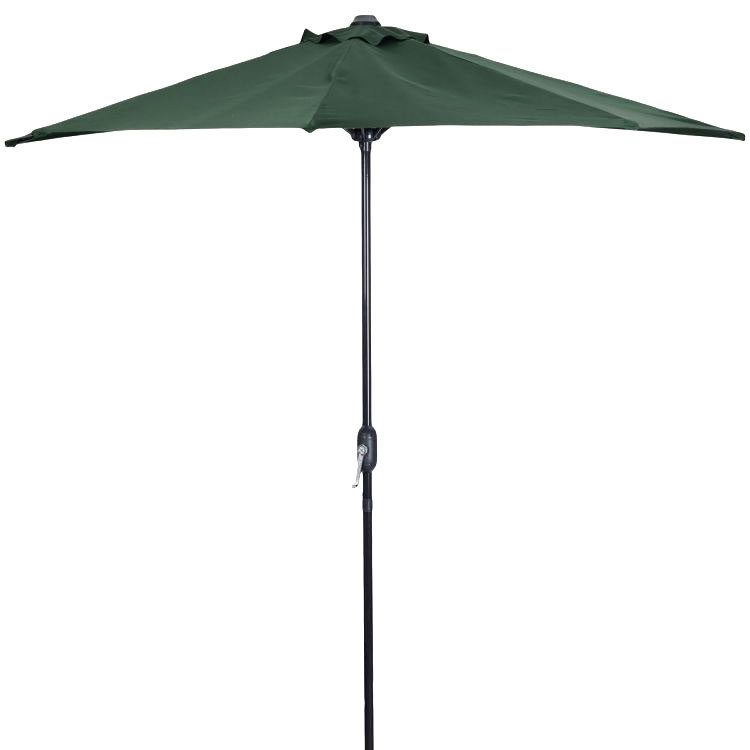 Zdjęcia - Parasol plażowy Parasol ogrodowy pół-parasol ścienny na taras 2,7m zielony