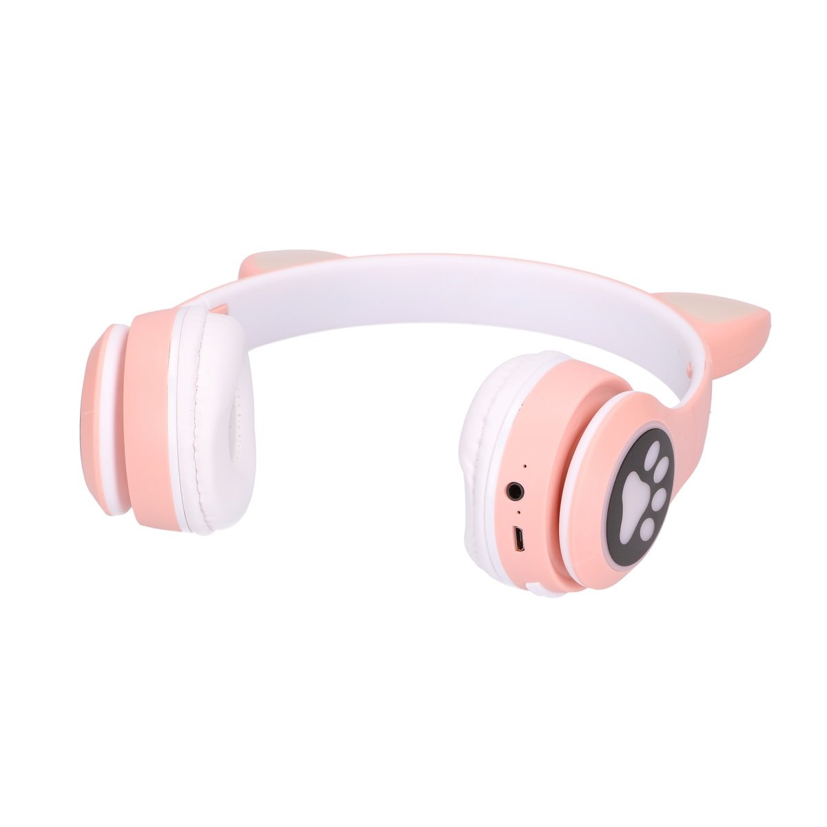 Фото - Навушники ExtraLink Kids Cat-Ear Wireless Headphones Różowe Słuchawki bezprzewodowe 
