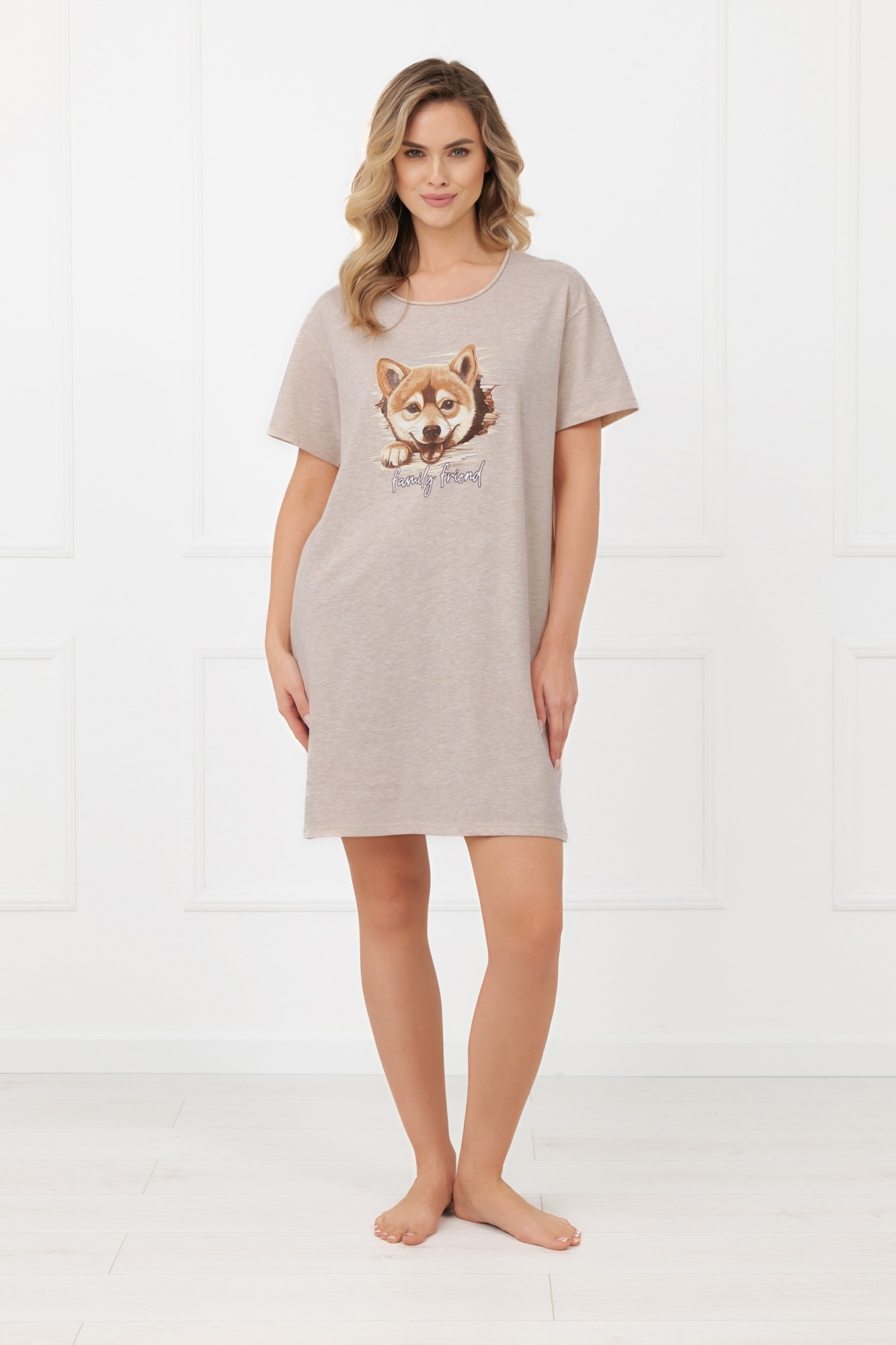 Koszula damska krótki rękaw Shiba