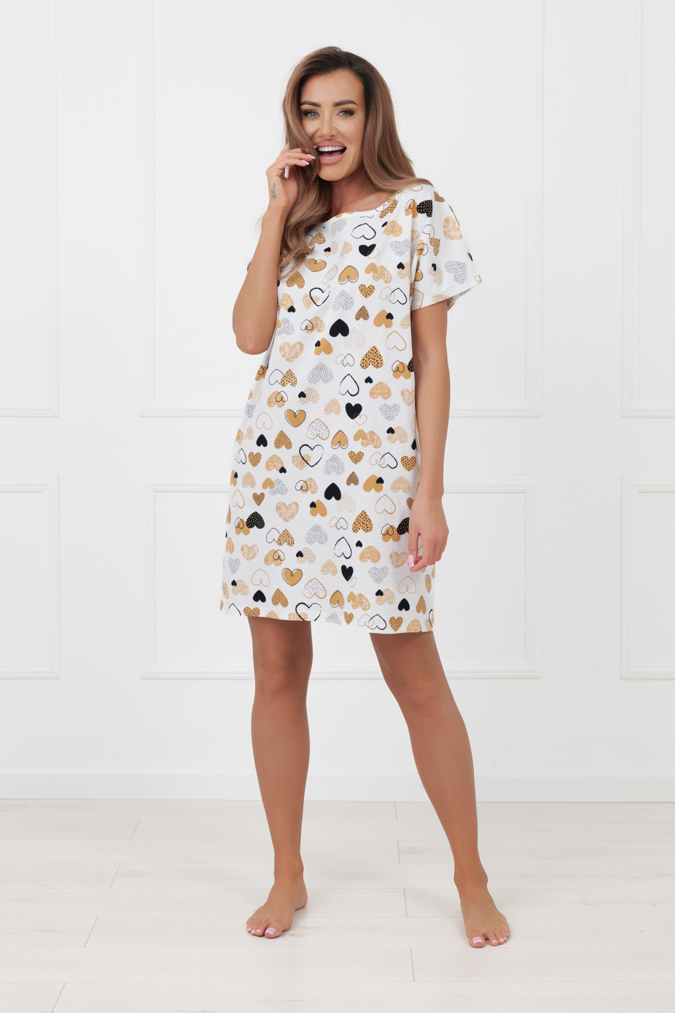 Koszula damska krótki rękaw Soraja