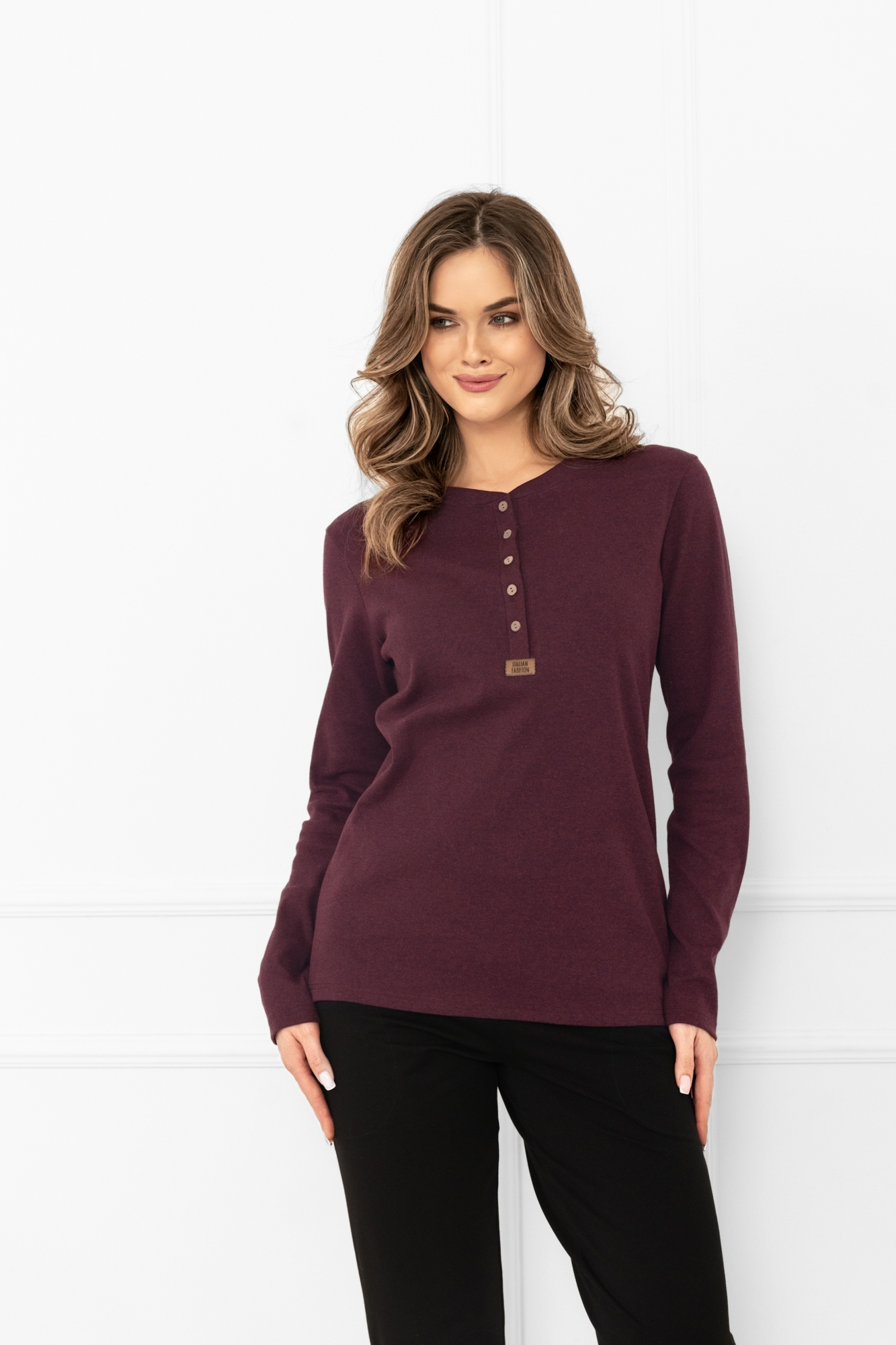 Bluzka damska długi rękaw Gordo