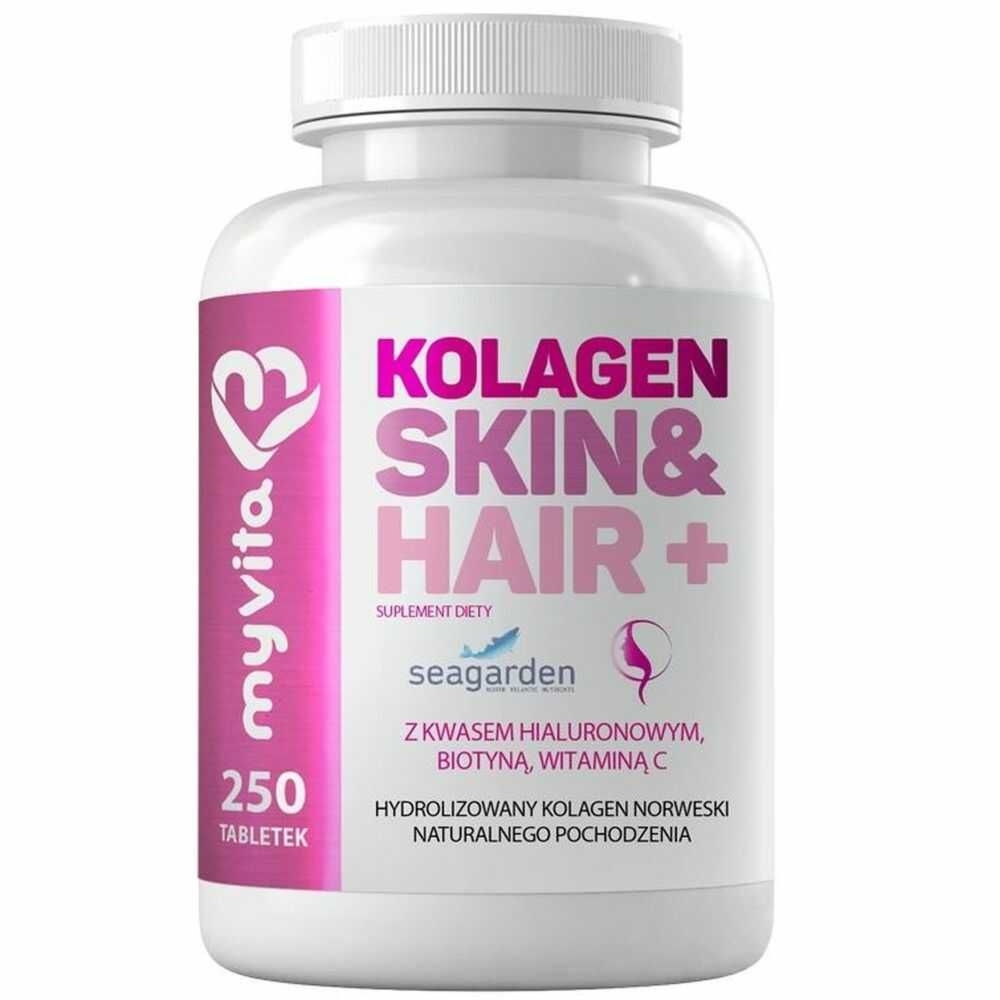 Kolagen Skin and Hair+ 250 Tabletek - Myvita