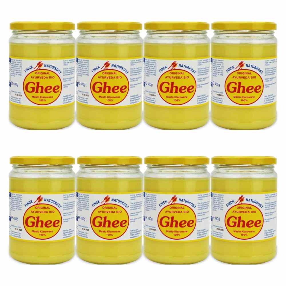 8 x Masło Klarowane Ghee Bio 480 g - Finck Naturkost