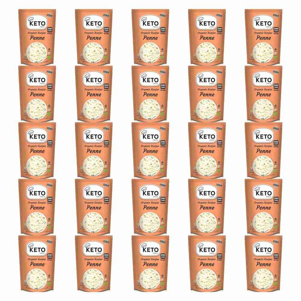 25 x Makaron Konjac Penne Bio 270 g (200 g) - Keto Chef