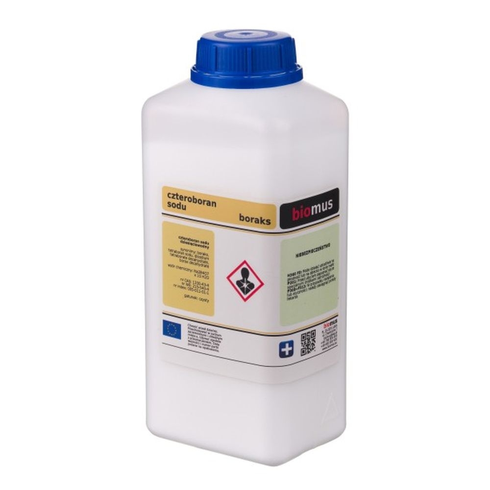 Czteroboran Sodu Dziesięciowodny Boraks 1 kg Biomus