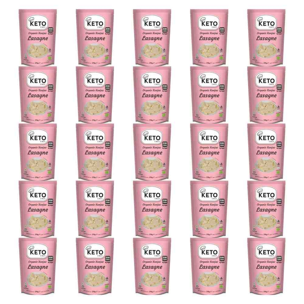 25 x Makaron Keto (Konjac Typu Noodle Lasagne)  Bio 270 g (200 g)  - Keto Chef