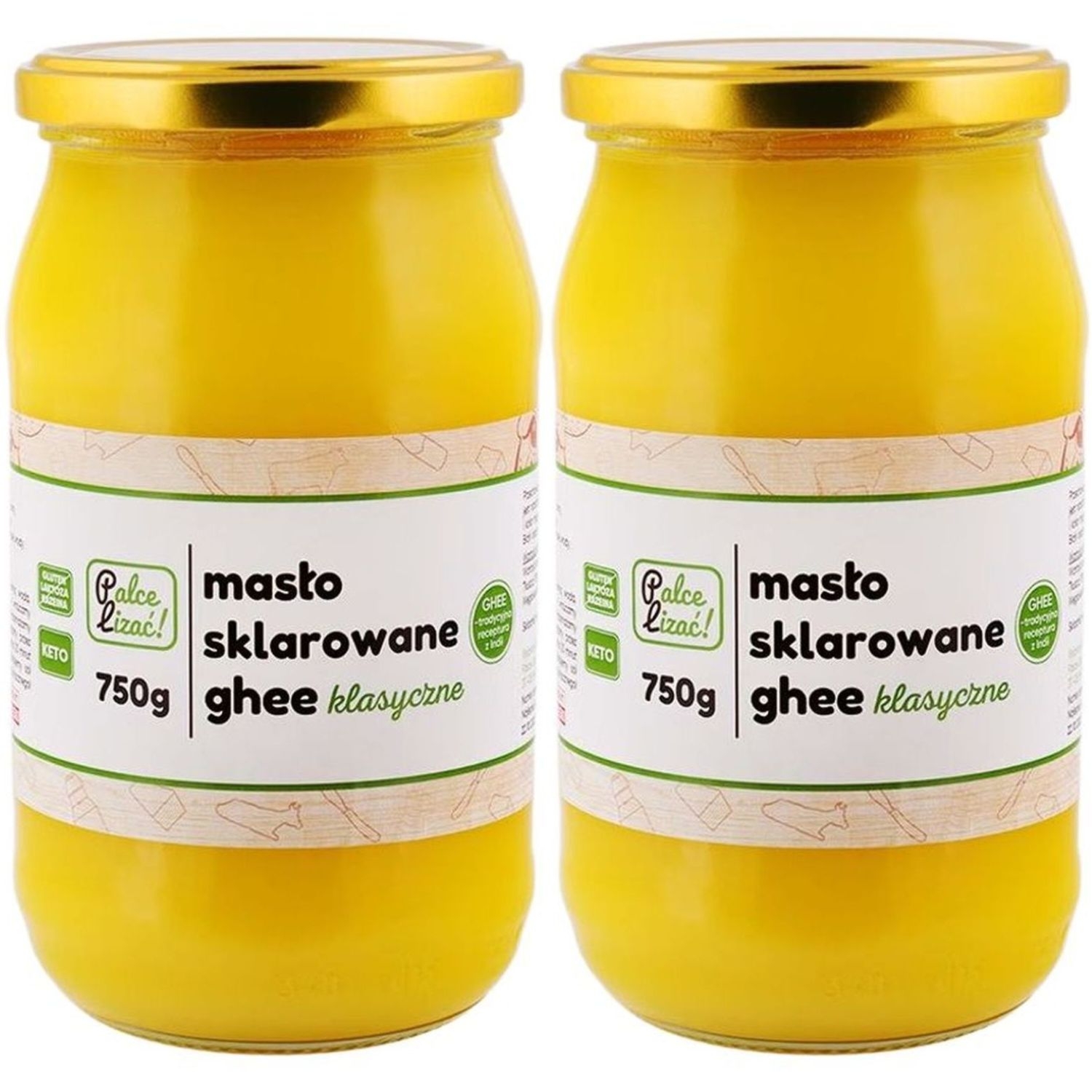 2 x Masło Sklarowane Ghee 750 g - Palce Lizać