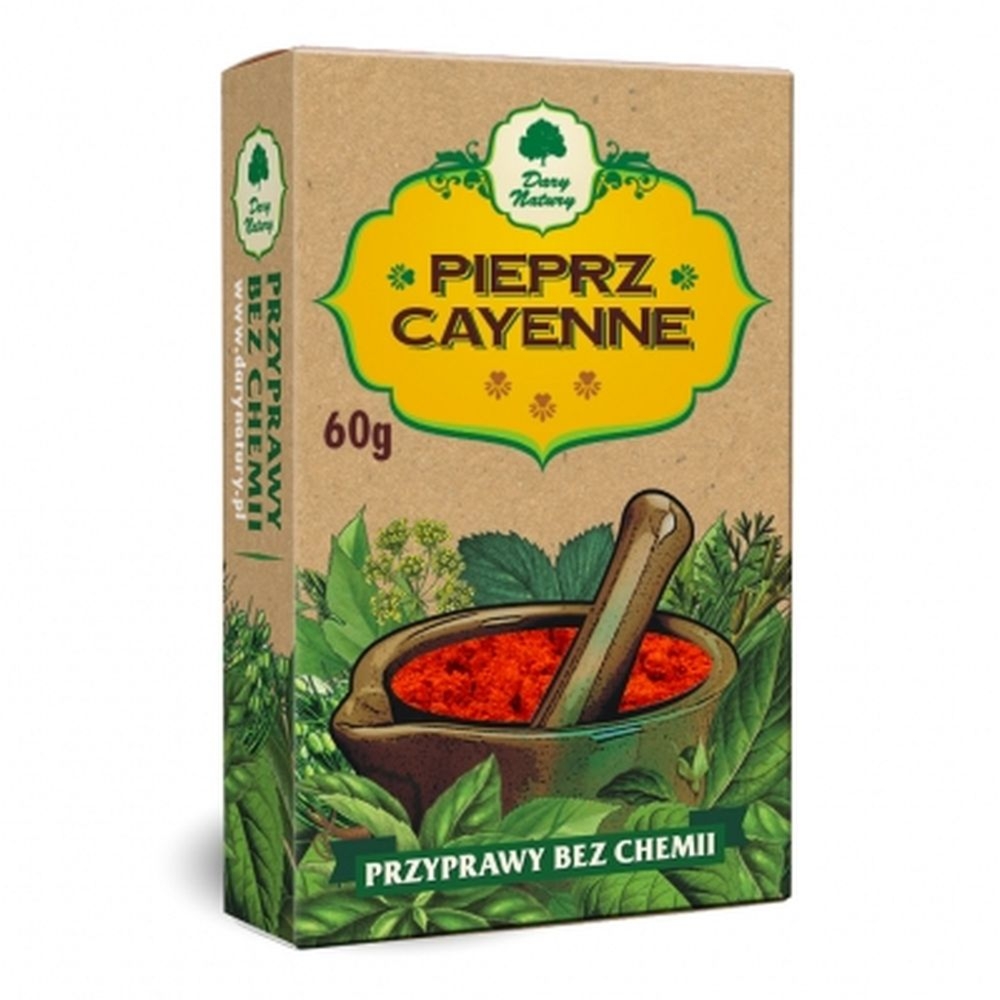 Pieprz Cayenne 60 g Dary Natury
