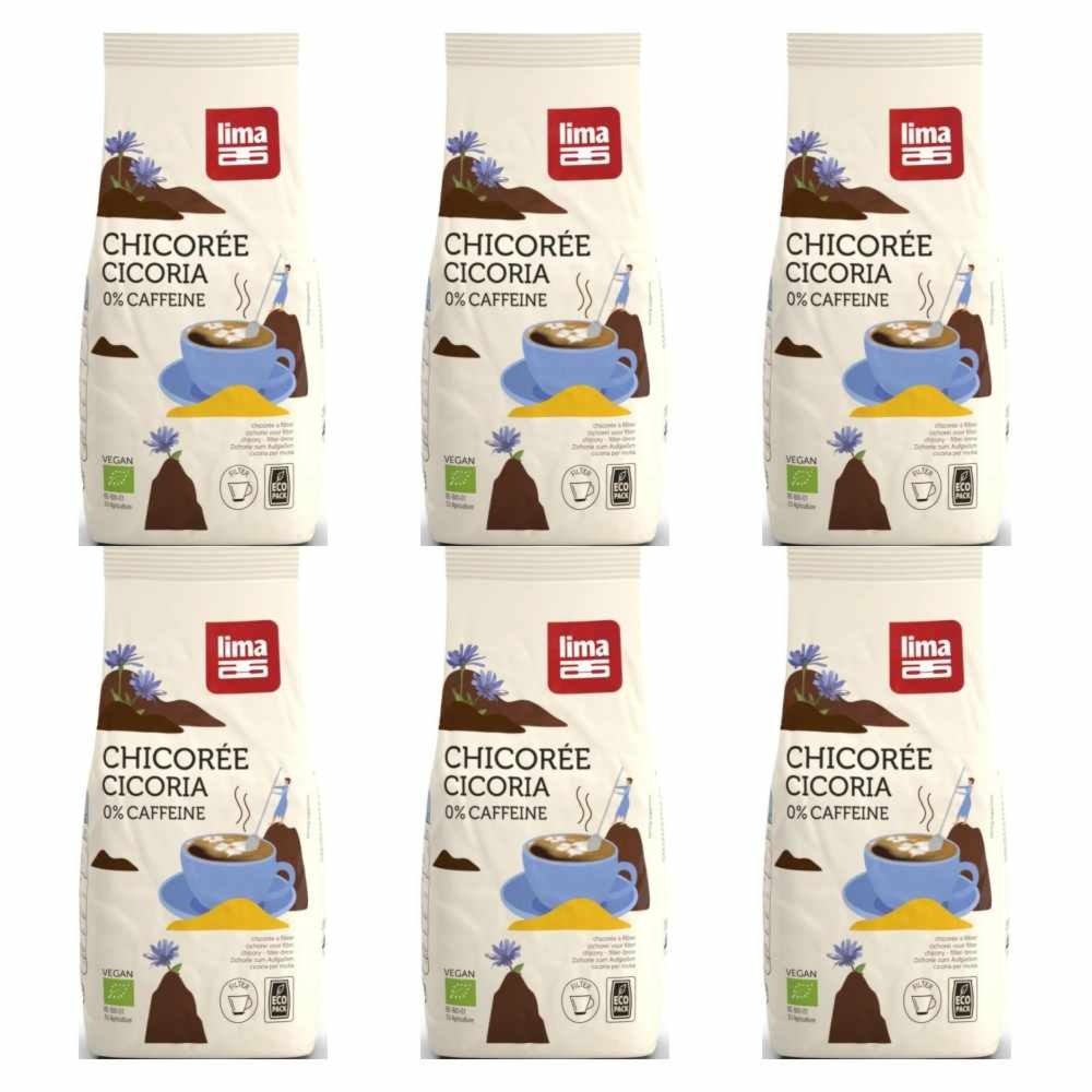 6 x Cykoria do Zaparzania Bez Kofeiny Bio 500 g - Lima
