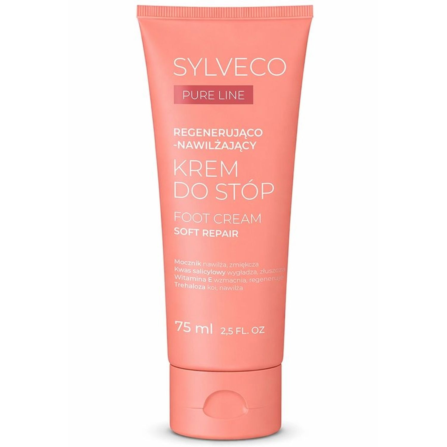 Krem do Stóp Regenerująco- Nawilżający 75 ml - SYLVECO PURE LINE