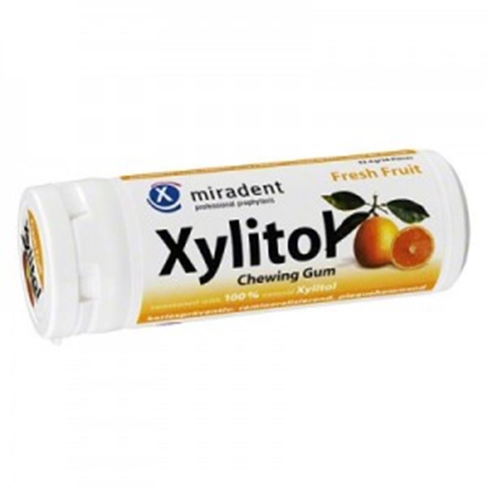 Xylitol Guma do Żucia Owoce Cytrusowe (30 Sztuk) - Miradent