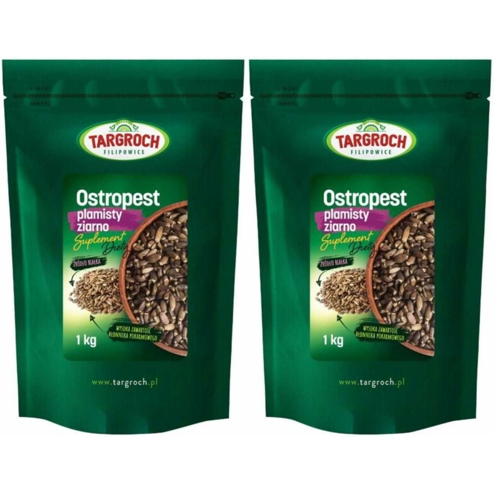 2 x Ostropest Plamisty Ziarno - 1 kg - Targroch