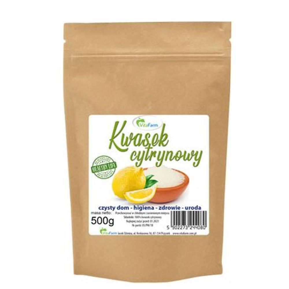 Kwasek Cytrynowy 500 g - Vitafarm