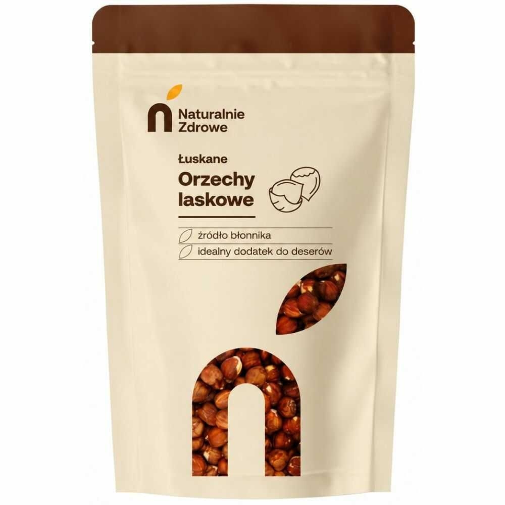 Orzechy Laskowe Łuskane 200 g - Naturalnie Zdrowe