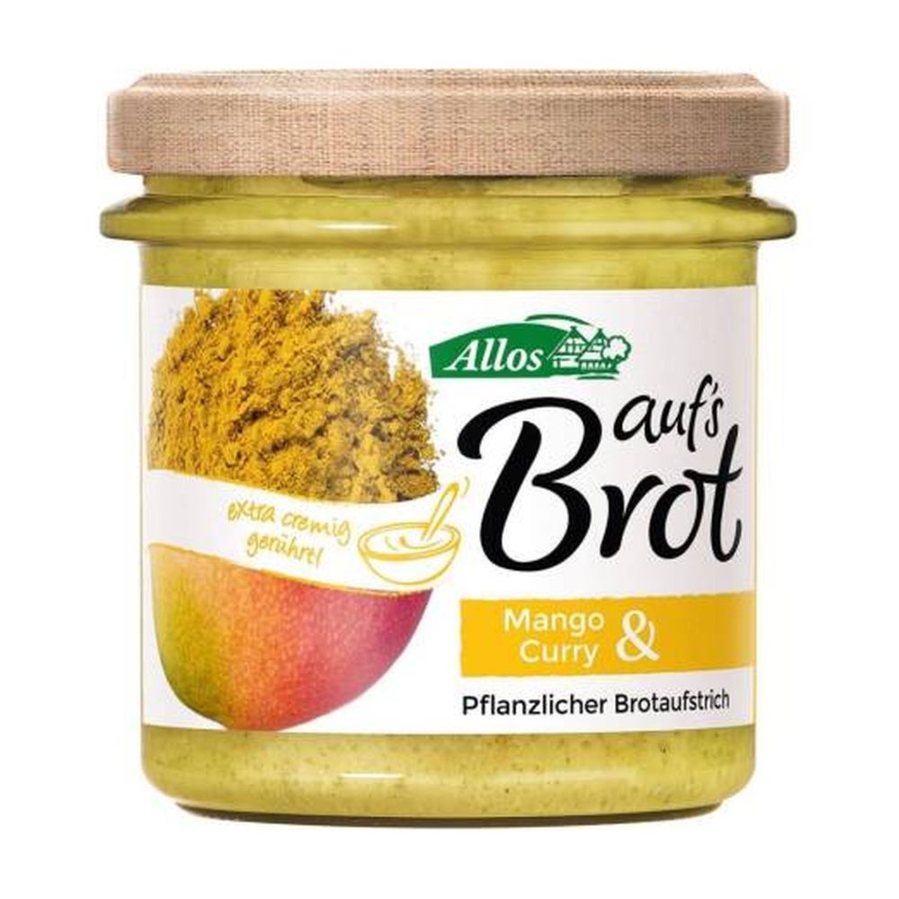 Pasta Kremowa z Mango i Curry Bezglutenowe Bio 140 g Allos