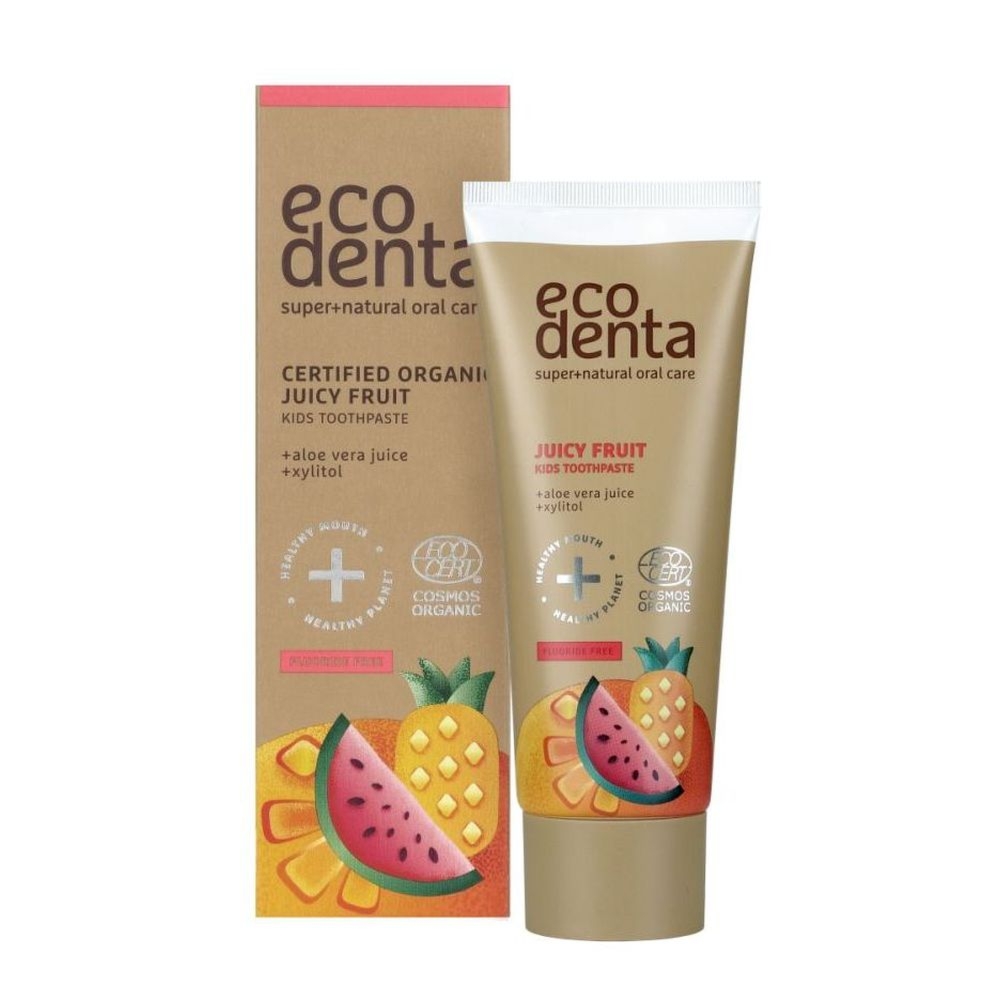 Owocowa Pasta do Zębów dla Dzieci Cosmos Organic 75 ml - ECODENTA