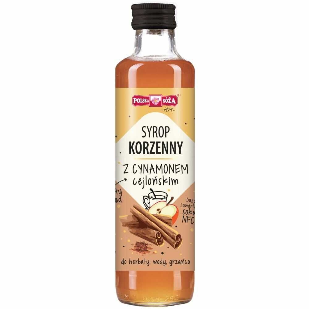 Syrop Korzenny z Cynamonem Cejlońskim 250 ml - Polska Róża