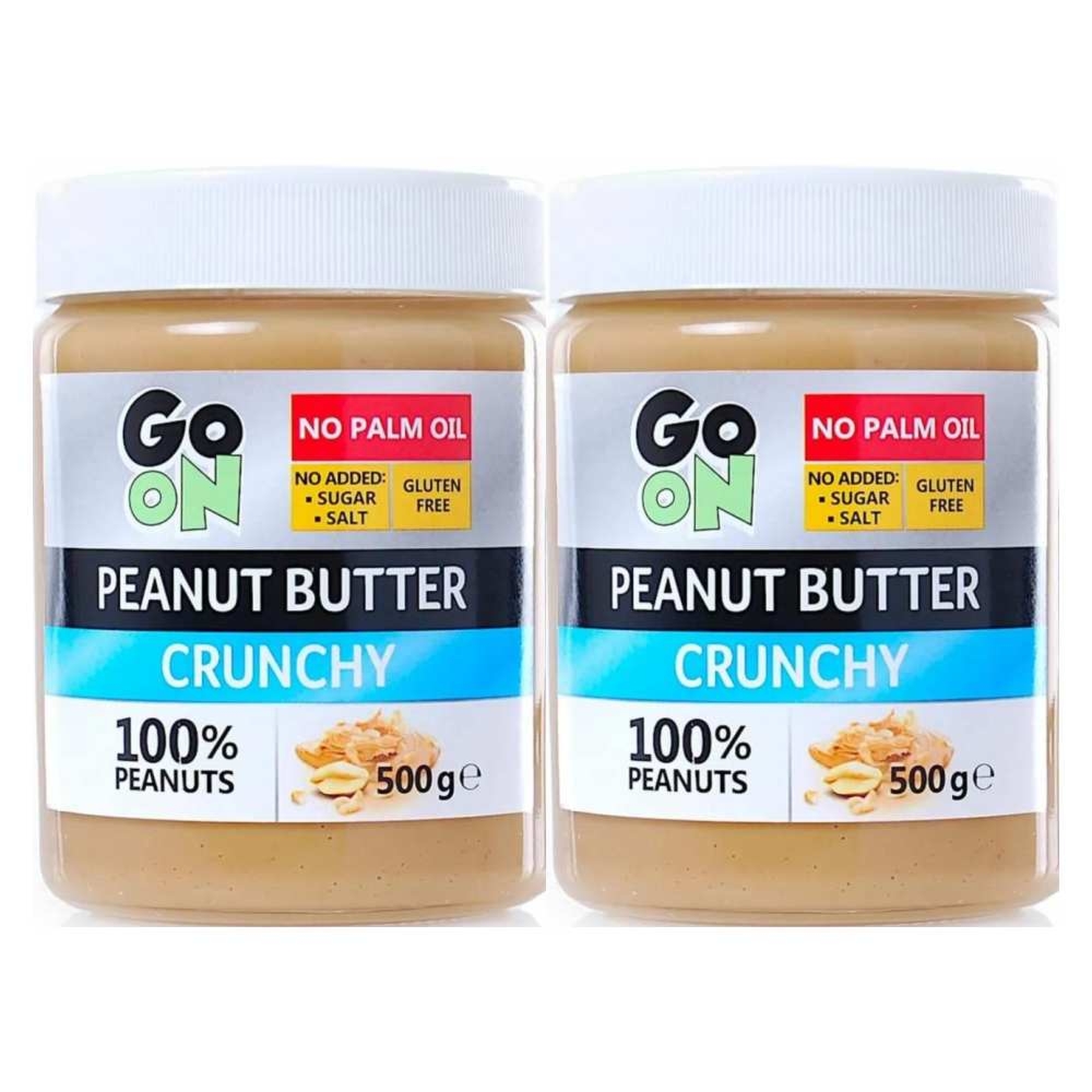 2 x Go On Masło Orzechowe Chrupiące Crunchy 500 g - Sante