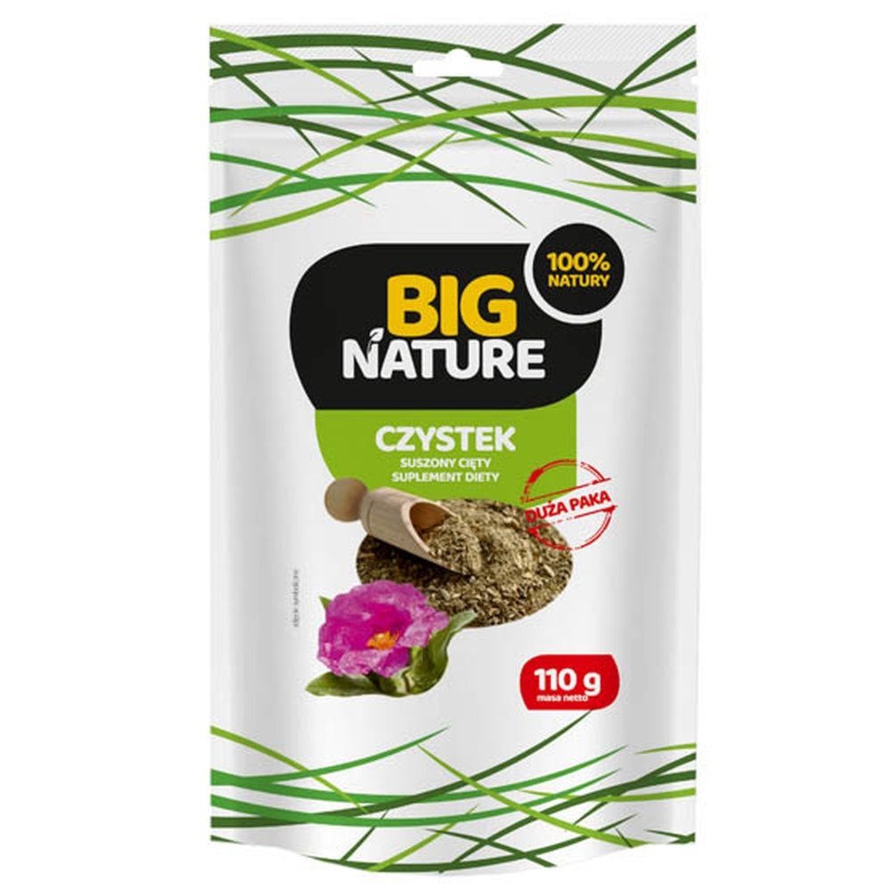 Czystek Suszony Cięty 110 g - Big Nature