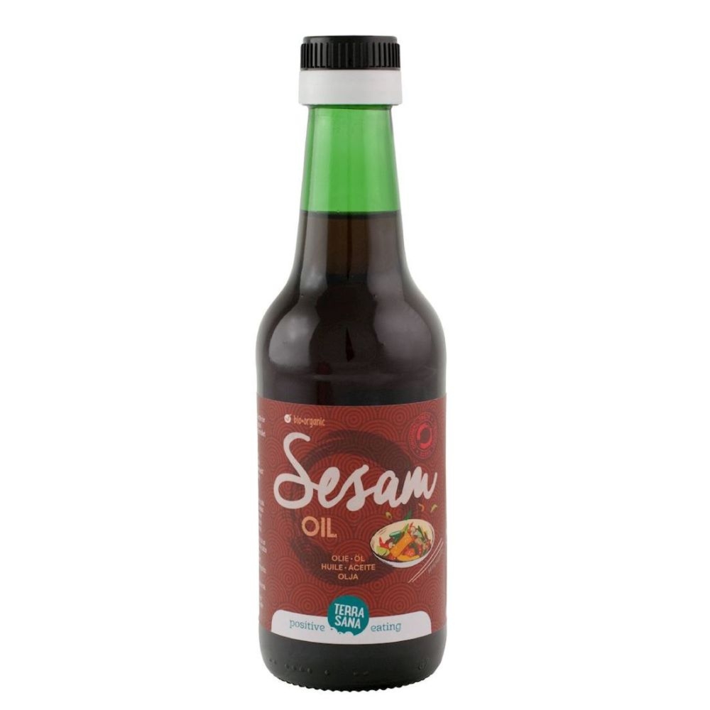 Olej Sezamowy z Prażonych Nasion Bio 250 ml - Terrasana