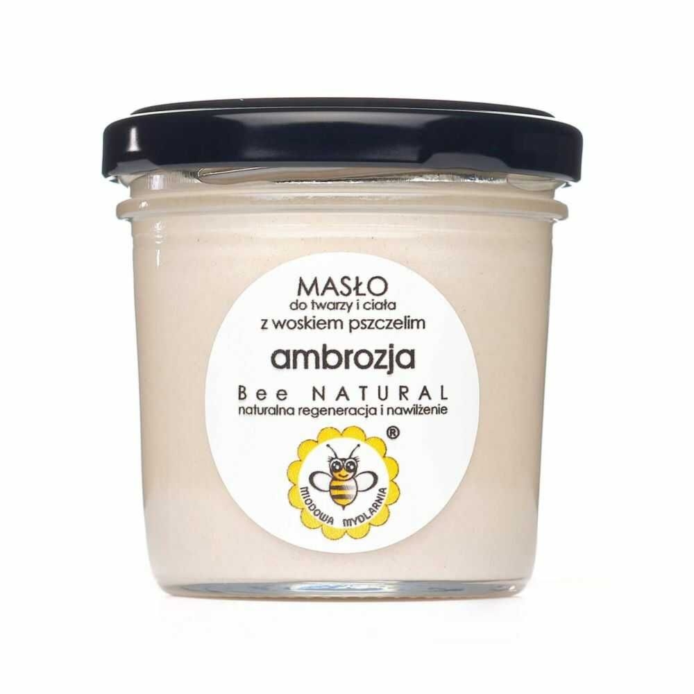 Masło do Twarzy i Ciała AMBROZJA 65 g - Miodowa Mydlarnia