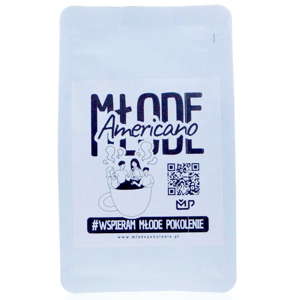 Kawa Młode Americano Ziarnista 250 g - Młode Pokolenie
