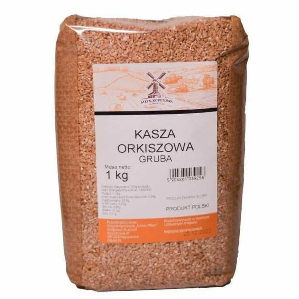 Kasza Orkiszowa Gruba 1 kg - Młyn Kopytowa