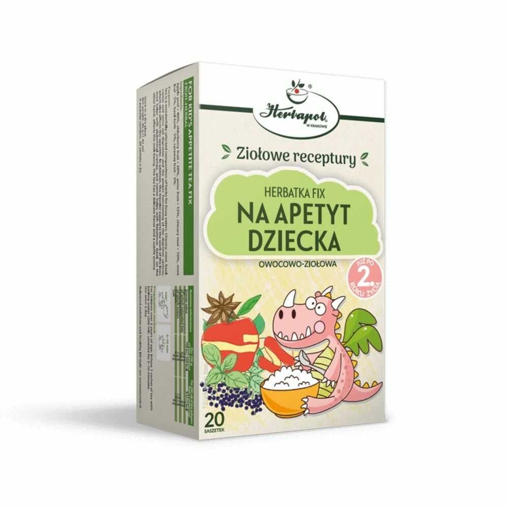 Herbatka NA APETYT DZIECKA FIX 40 g (20x 2 g) - Herbapol Kraków