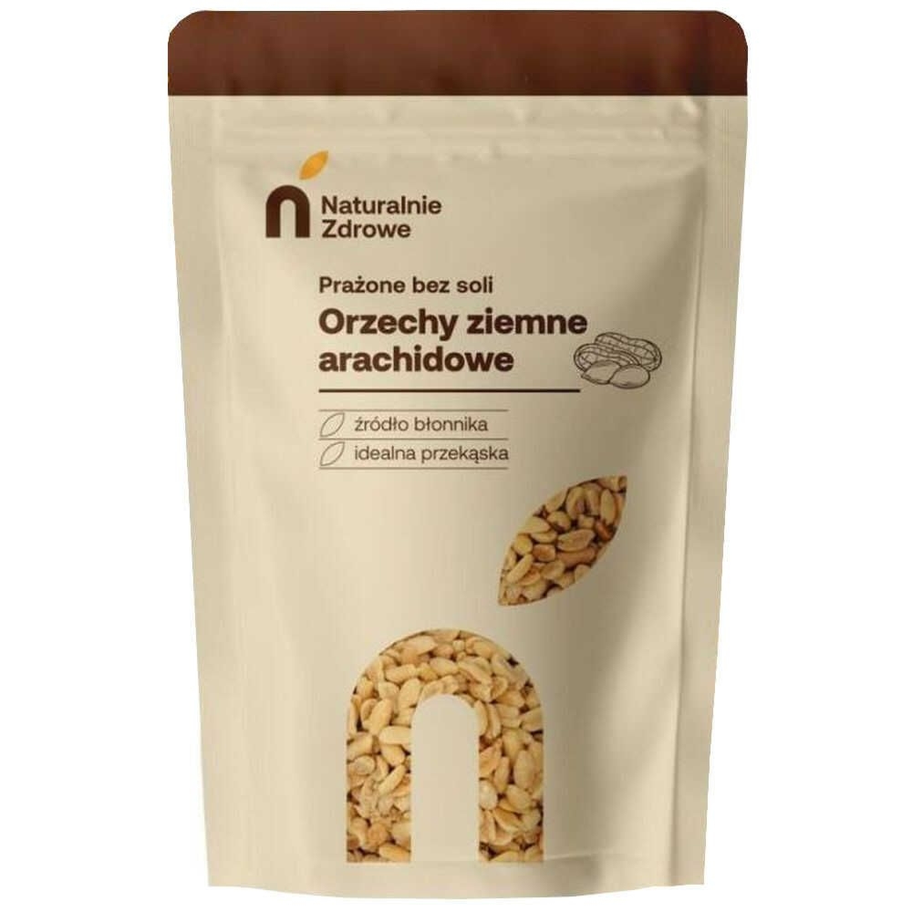 Orzechy Ziemne Prażone Bez Soli 250 g - Naturalnie Zdrowe