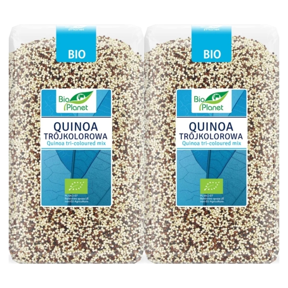 2 x Quinoa Trójkolorowa (Komosa Ryżowa) Bio 1 kg - Bio Planet
