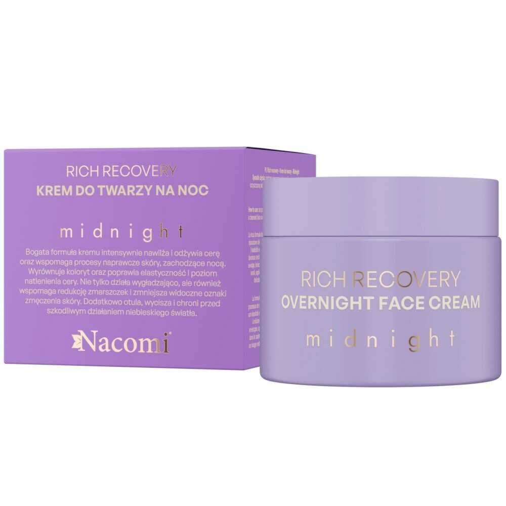 Krem do Twarzy na Noc Rich Recovery MIDNIGHT 40 ml - Nacomi