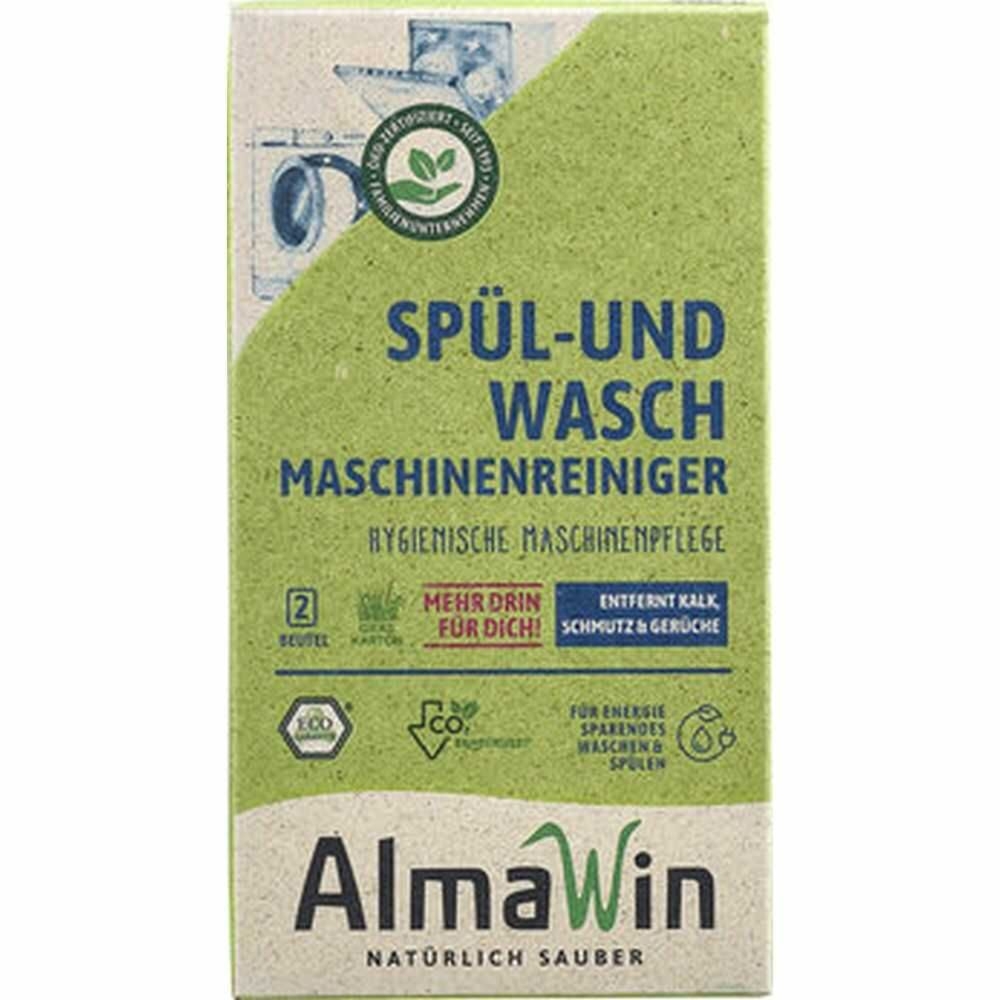 Proszek do Czyszczenia Pralek i Zmywarek Eco 200 g (2 x 100 g) - Almawin