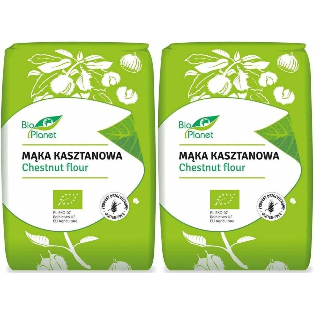 2 x Mąka Kasztanowa Bezglutenowa Bio 400 g - Bio Planet