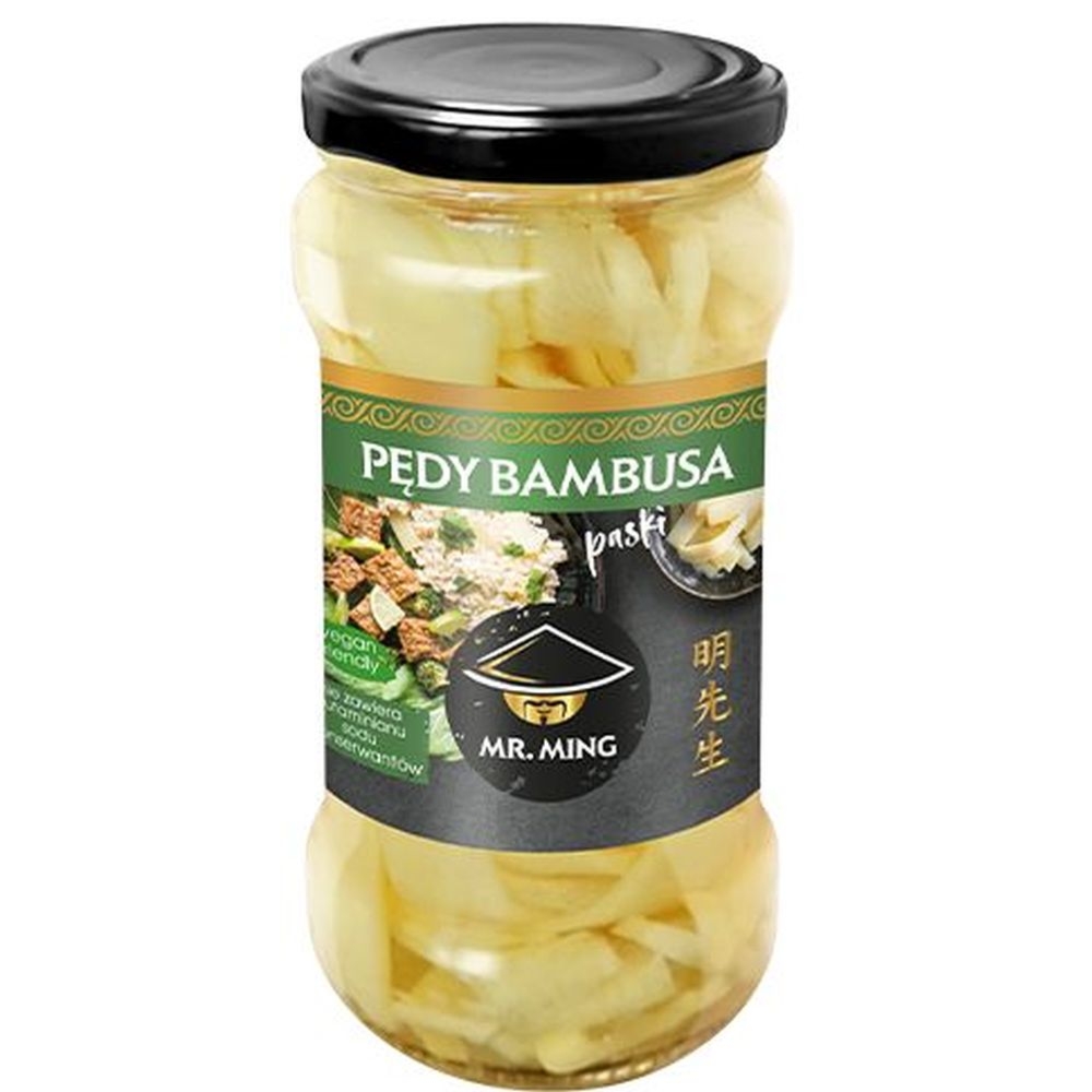 Pędy Bambusa Paski 330 g (180 g) - Mr.Ming
