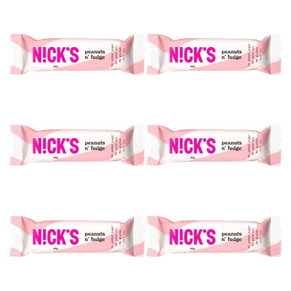 6 x Baton z Orzeszkami Ziemnymi w Czekoladzie Mlecznej 40 g - Nicks