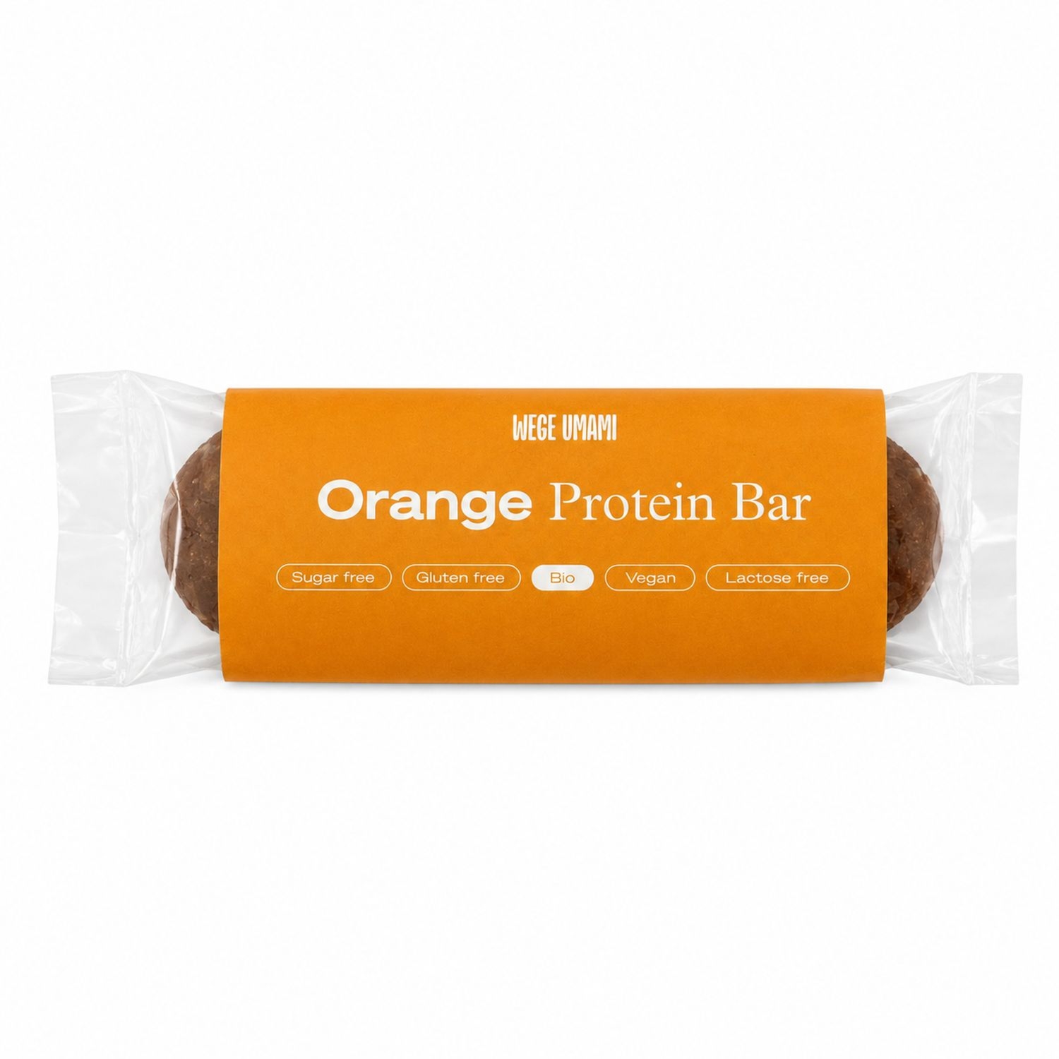 Baton Proteinowy Orange z Pomarańczą BIO Bez Dodatku Cukru 50 g - Wege Umami