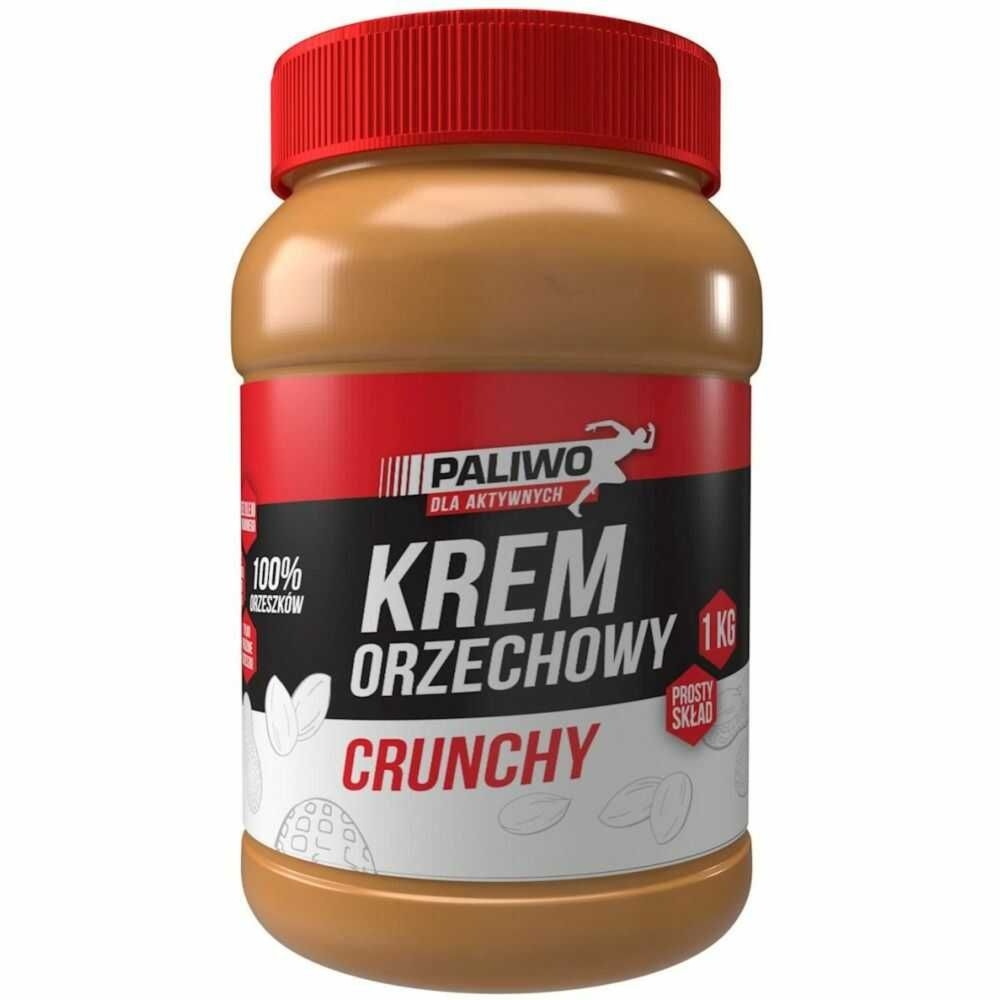 Krem Orzechowy Crunchy 100% Bez Dodatku Soli i Cukru 1 kg - Paliwo dla Aktywnych