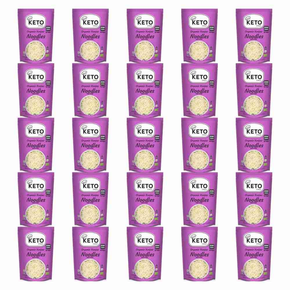 25 x Makaron Keto (Konjac Typu Noodle do Woka) Bio 270 g - Keto Chef