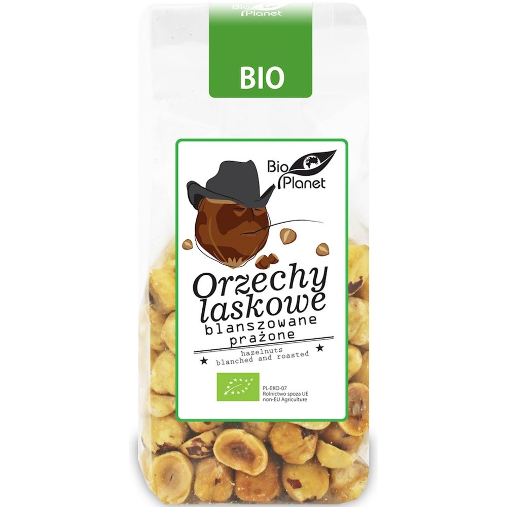 Orzechy Laskowe Prażone Blanszowane Bio 100 G Bio Planet