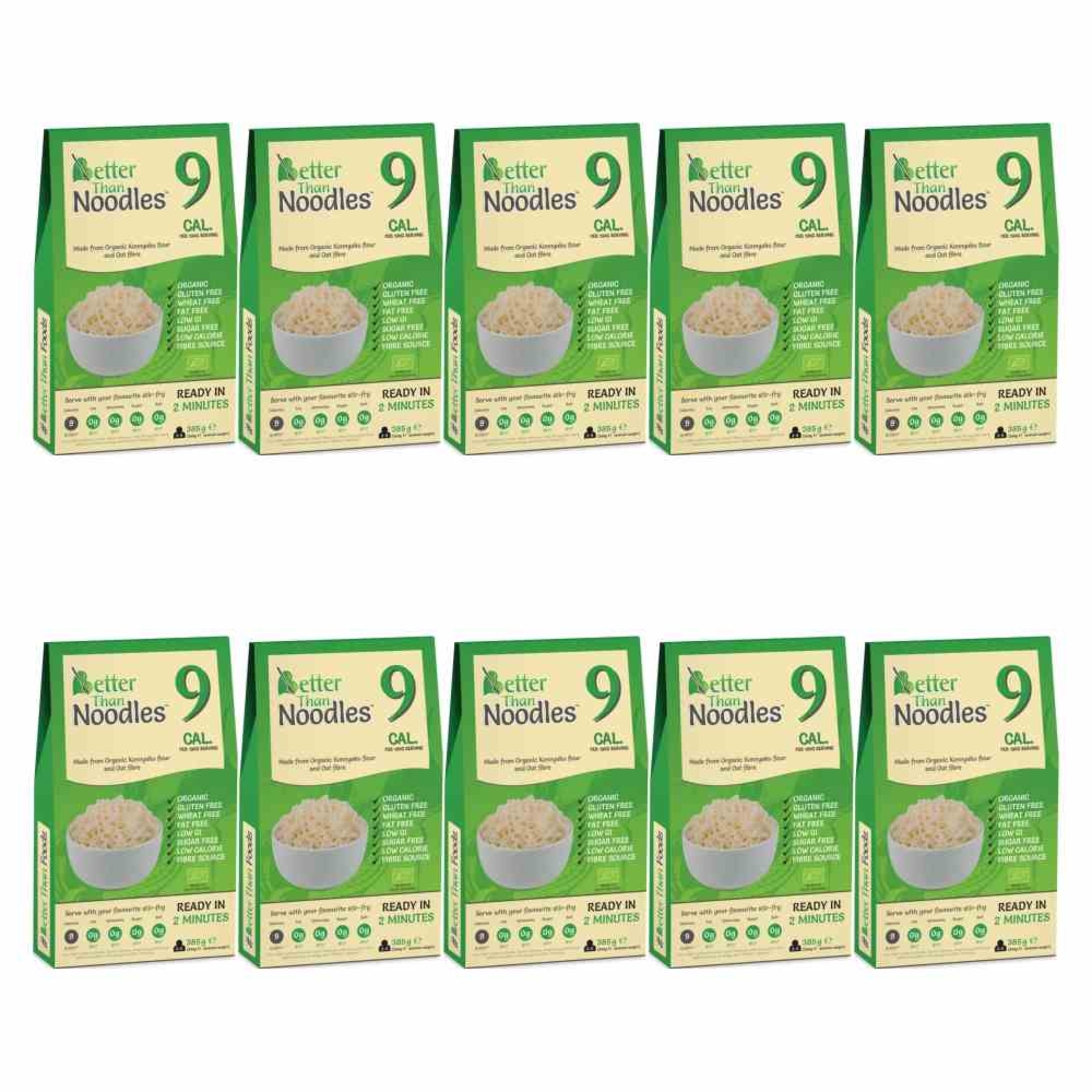 10 x Makaron Konjac Noodle Bezglutenowy Bio 385g - Better Than Foods