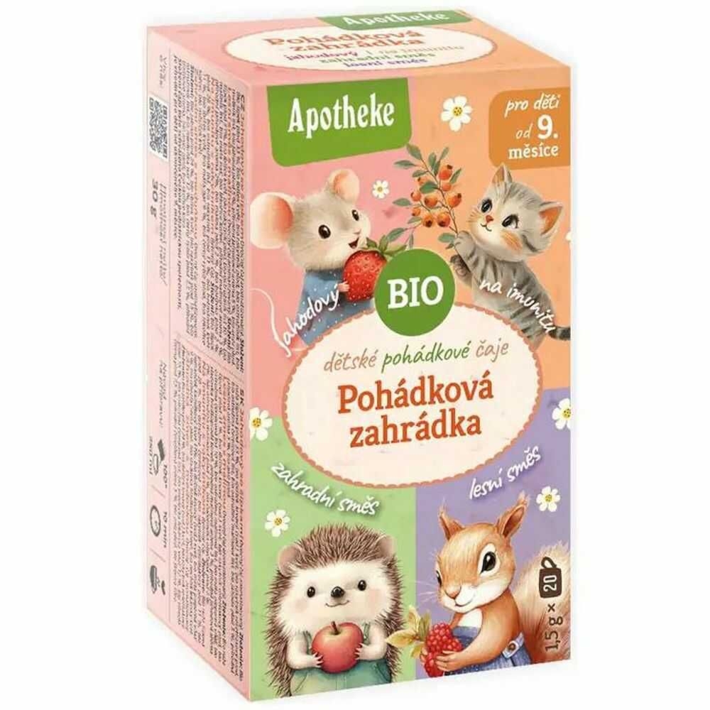 Herbatka Dla Dzieci Bajkowy Ogród (Mix 4 Smaków) Bio 30 g (20x 1,5 g) - Apotheke