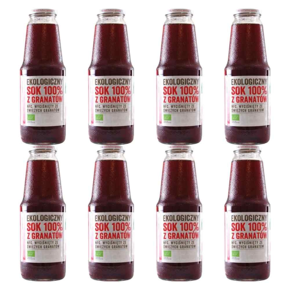 8 x Sok z Granatów NFC Bio 1 l Ekowital