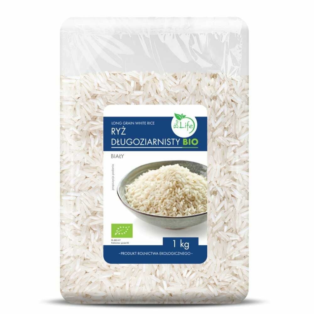 Ryż Biały Długoziarnisty Bio 1 kg - Bio Life