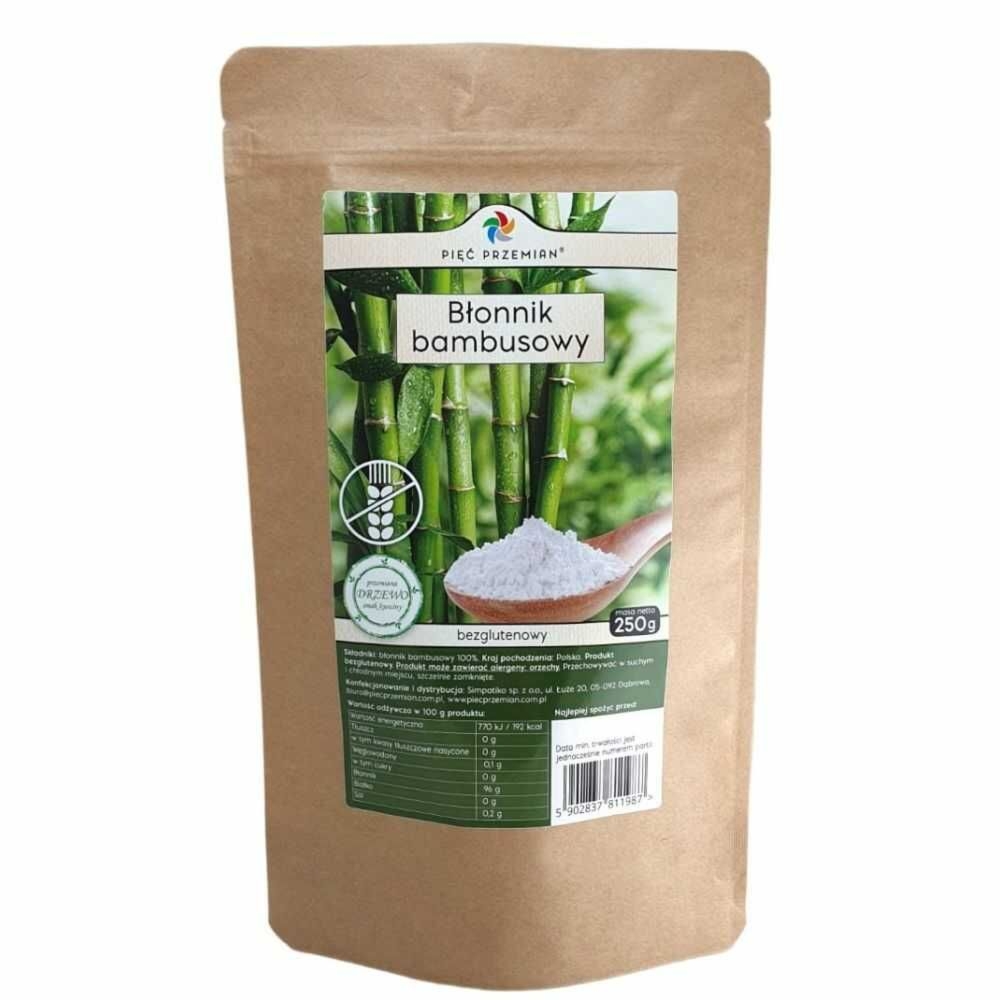 Błonnik Bambusowy 250 g - Pięć Przemian
