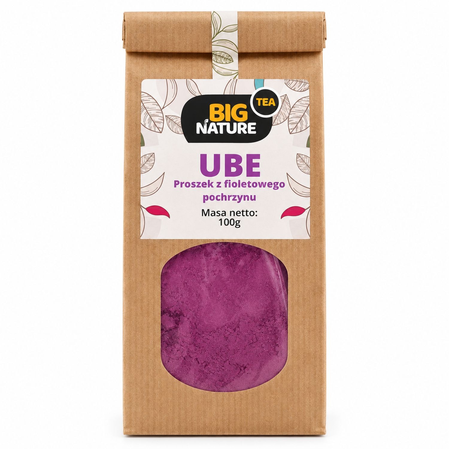 Ube Proszek z Fioletowego Pochrzynu 100 g - Big Nature