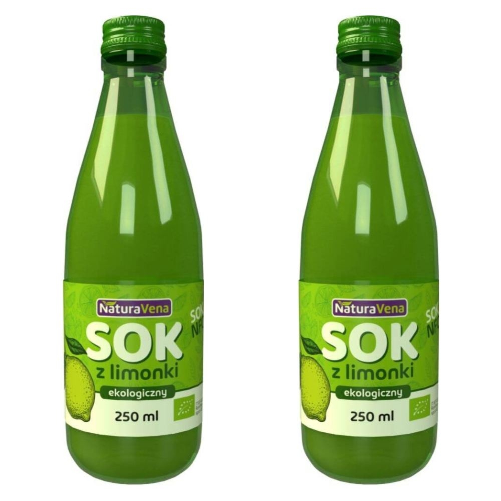 2 x Sok z Limonki NFC Bio 250 ml - NaturAvena